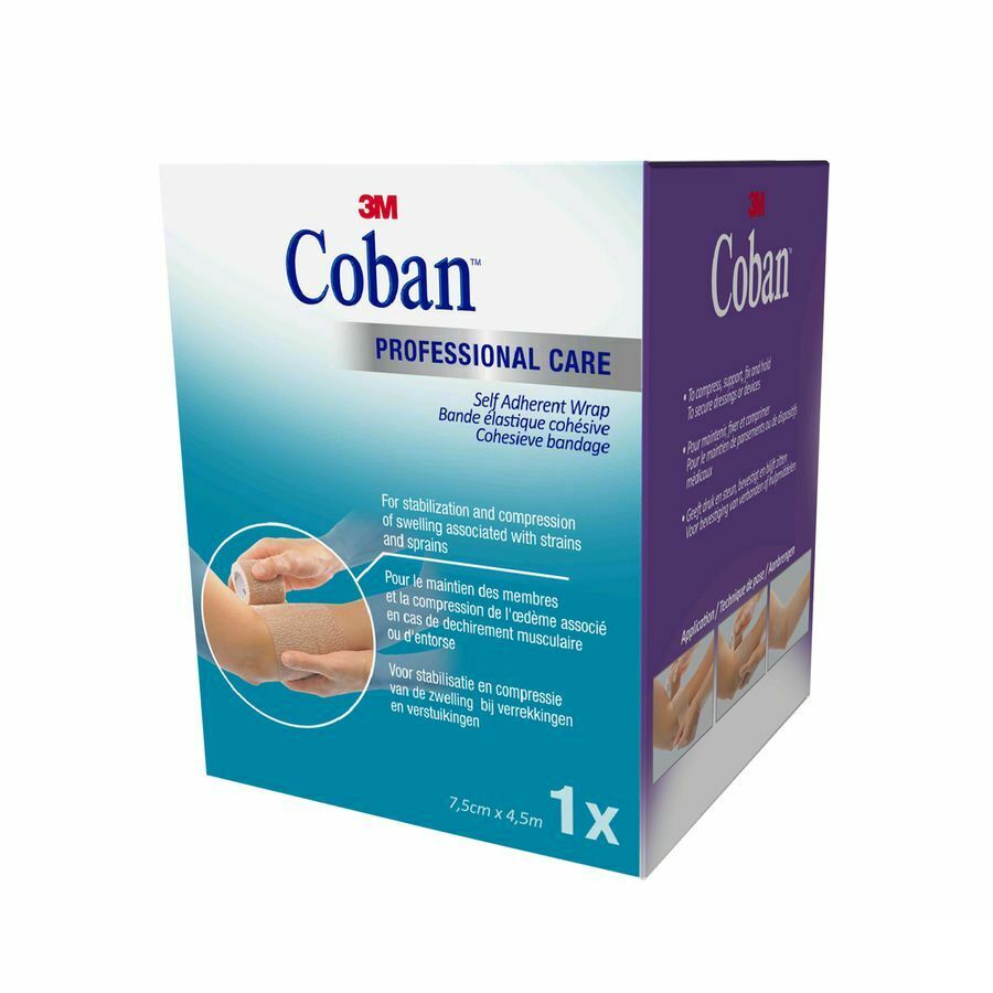 Coban 3m Rekverband Tan 7,5cmx4,57m Rol 1 1583p