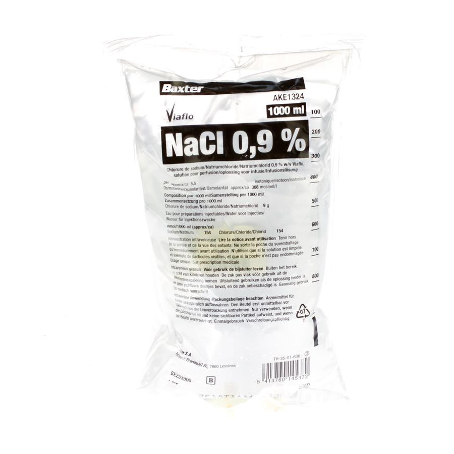 Bx Nacl 0,9% Viaflo Sac-zak 1000ml Kopen - Pazzox, Online Apotheek