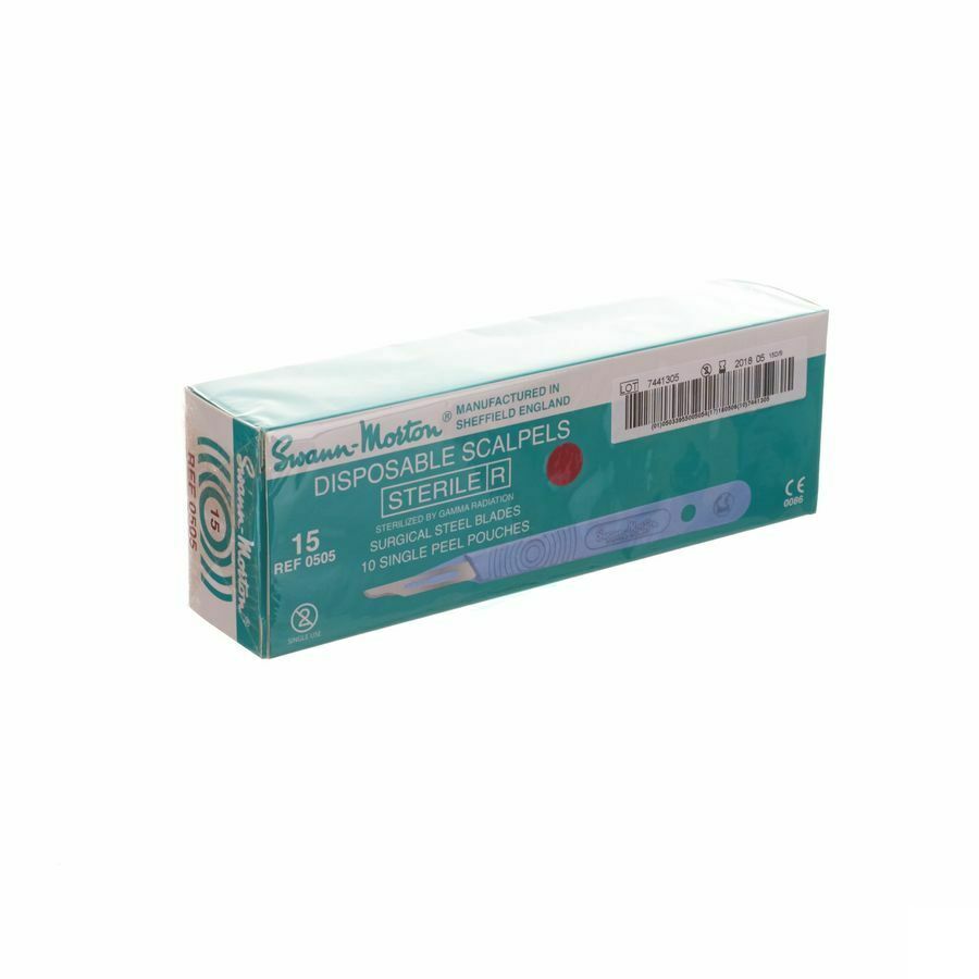 Scalpel S.m Disposable Steriel Nr15 10