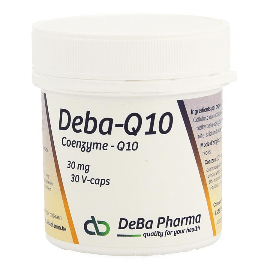 Coenzyme Q10 Caps 30x30mg Deba