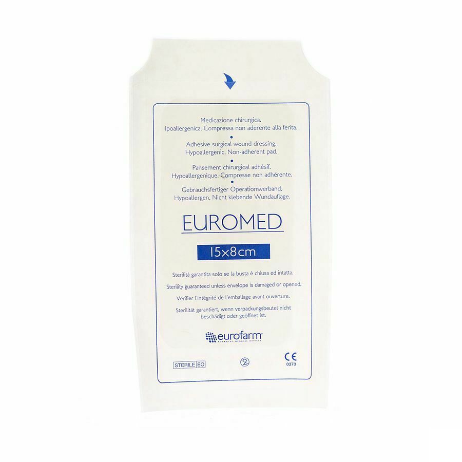 Euromed 8x15cm 1 Eilandpleister Adh Steriel