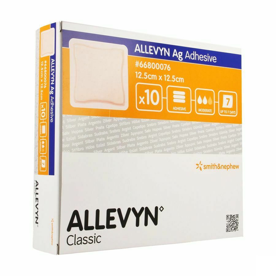 Allevyn Pans Adh Hydrocel. 12,5x12,5cm 10 66800010