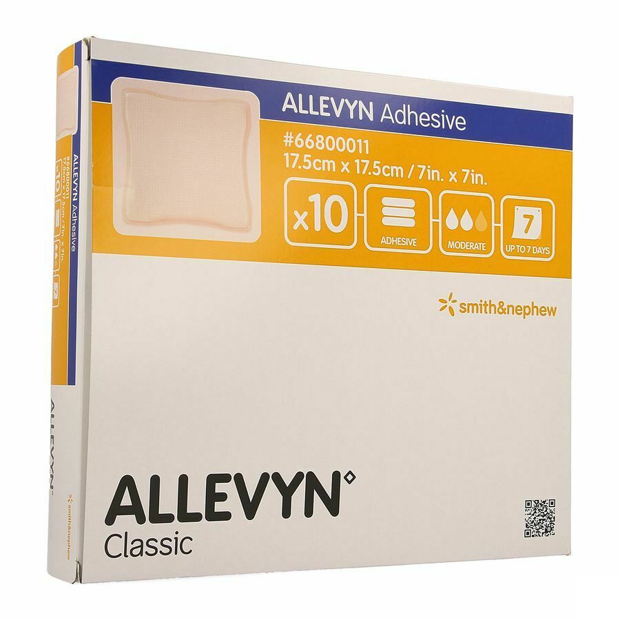 Allevyn Verb Adh Hydrocel. 17,5x17,5cm 10 66800011