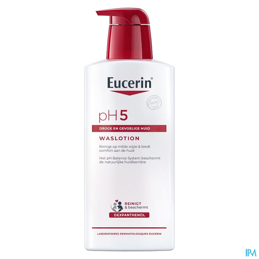 Eucerin pH5 Waslotion Droge en Gevoelige Huid Pompfles 400ml