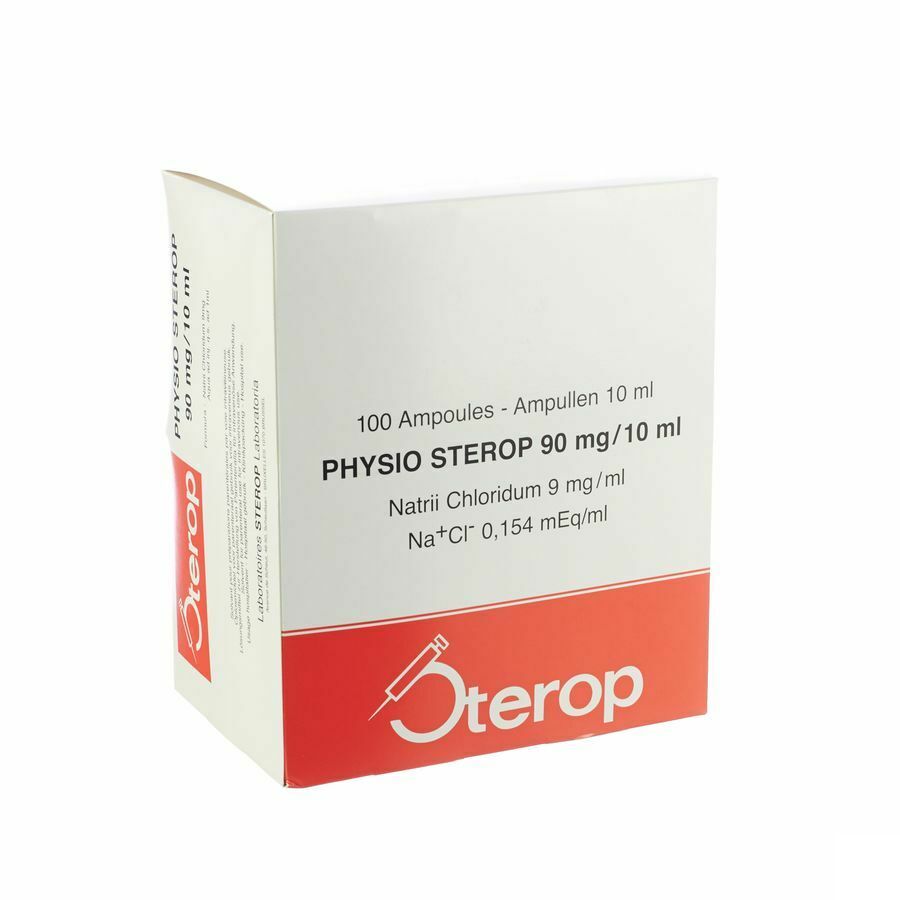 Sterop Physio 10ml 0,9 % 100 Amp