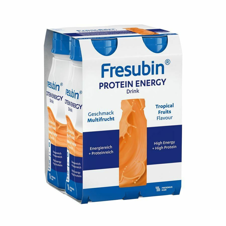 Fresubin Protein Energy Drink 200ml Fruits Tropicaux/tropische Vruchten