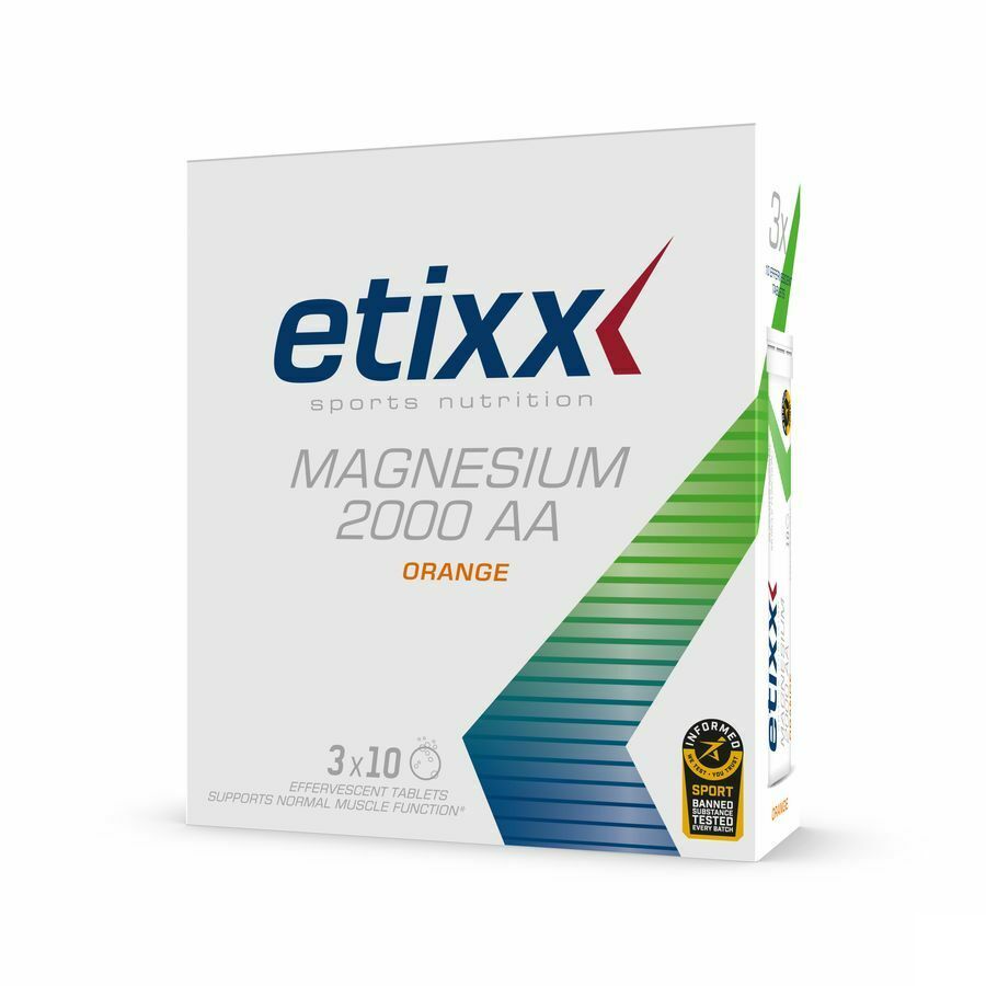 Etixx Magnesium 2000 Aa 30 Bruistabletten