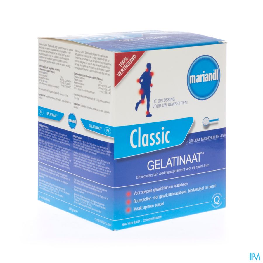 Mariandl Gelatinaat Classic Pdr 500g