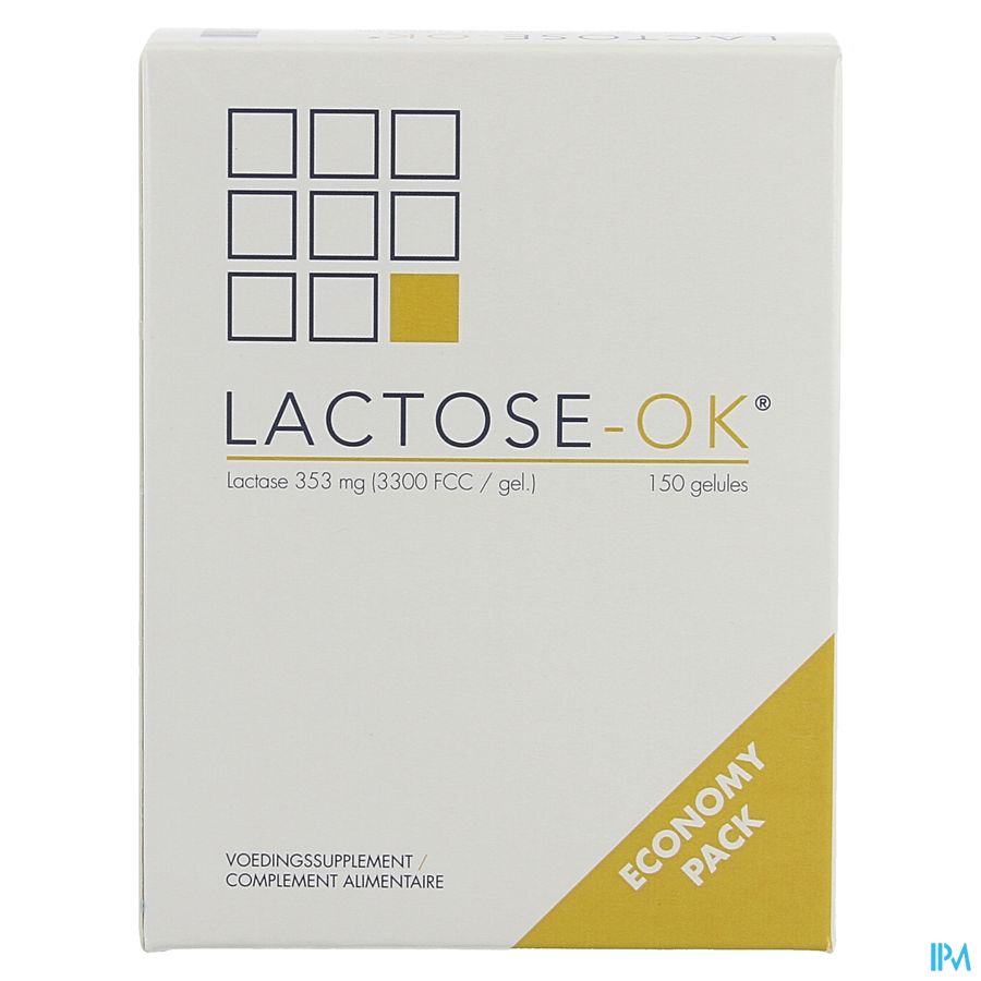 Revogan Lactose-OK 150 Capsules