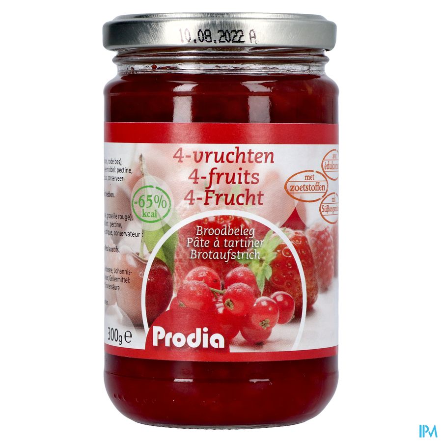 Prodia Broodbeleg 4 Vrucht+maltit300g 6189 Revogan