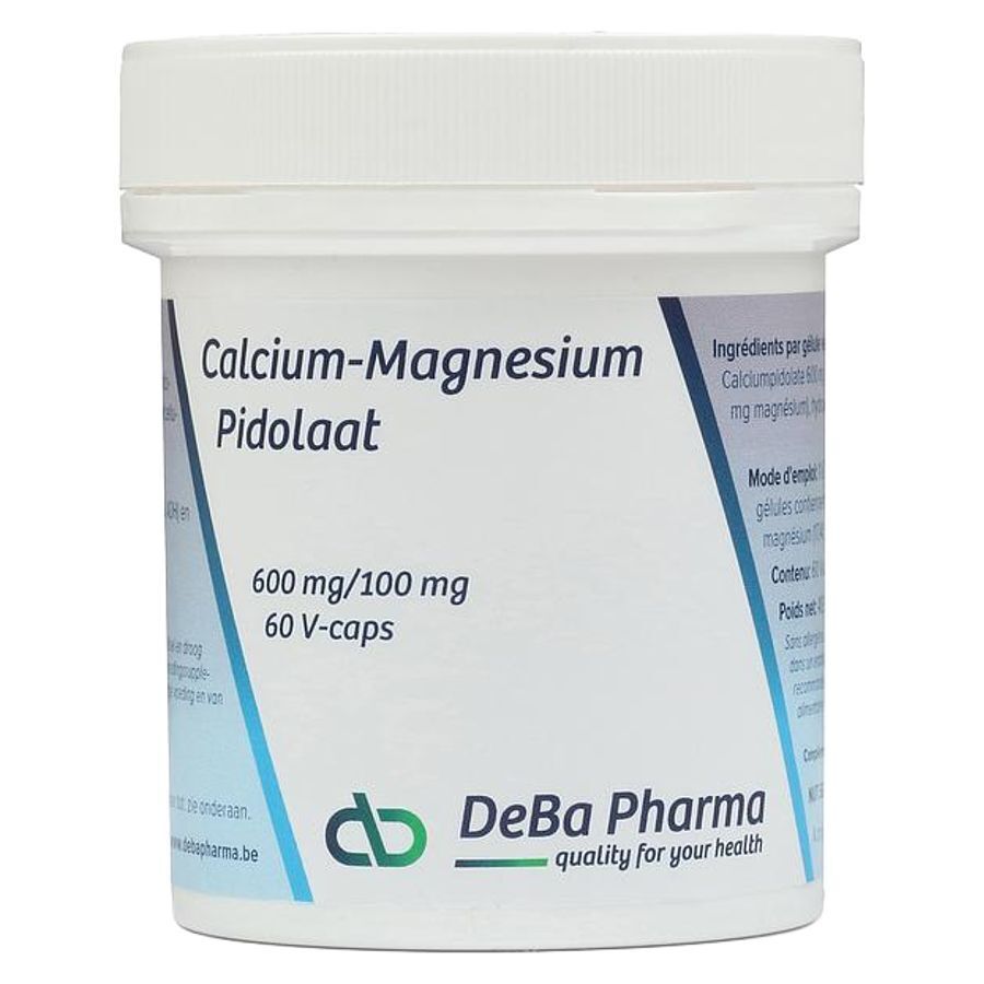 Calcium Magnesium Pidolaat 600/100mg V-caps 60