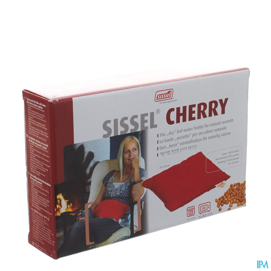 Sissel Cherry Kersenpitkussen 20x40cm Blauw