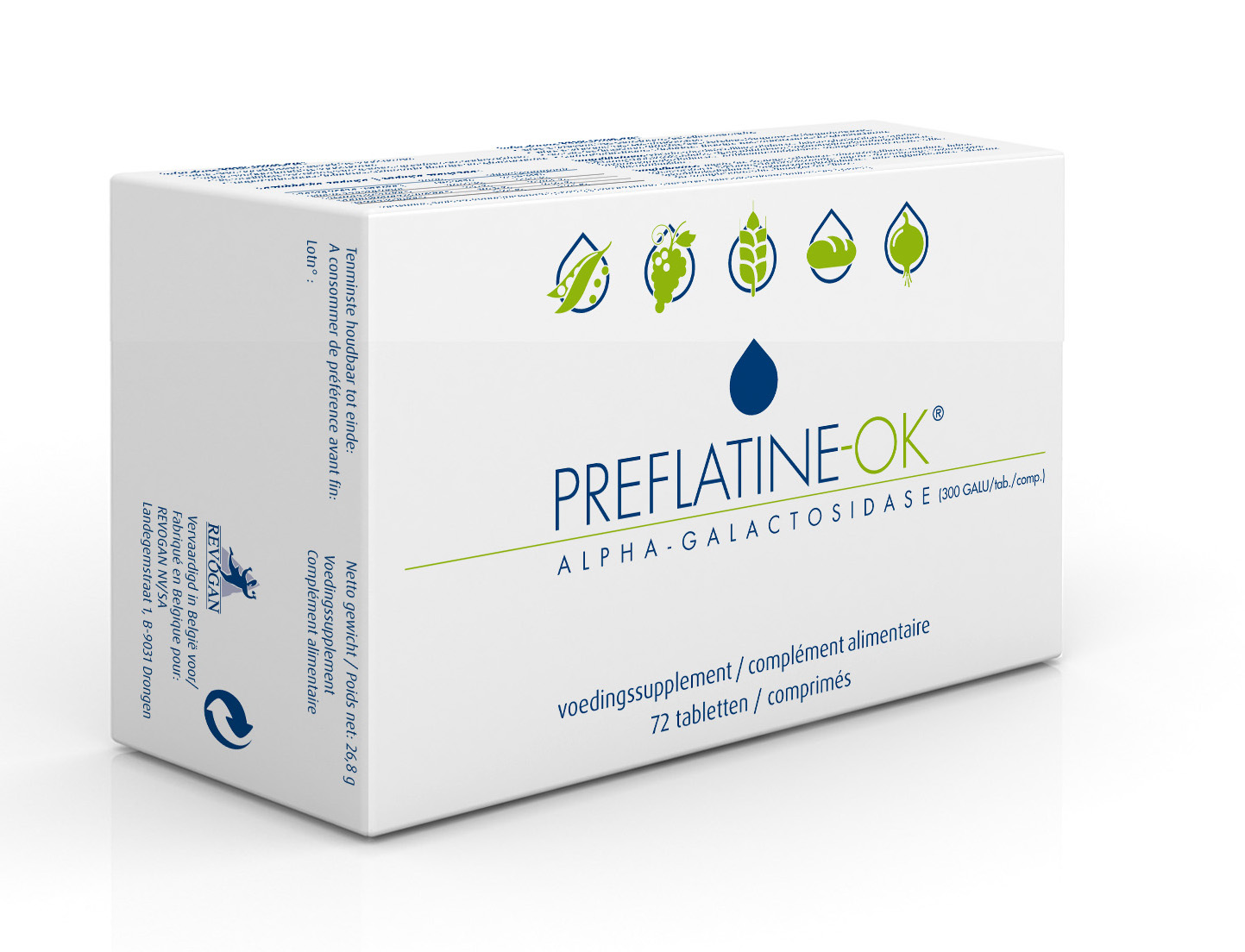 Revogan Preflatine-OK 72 Tabletten