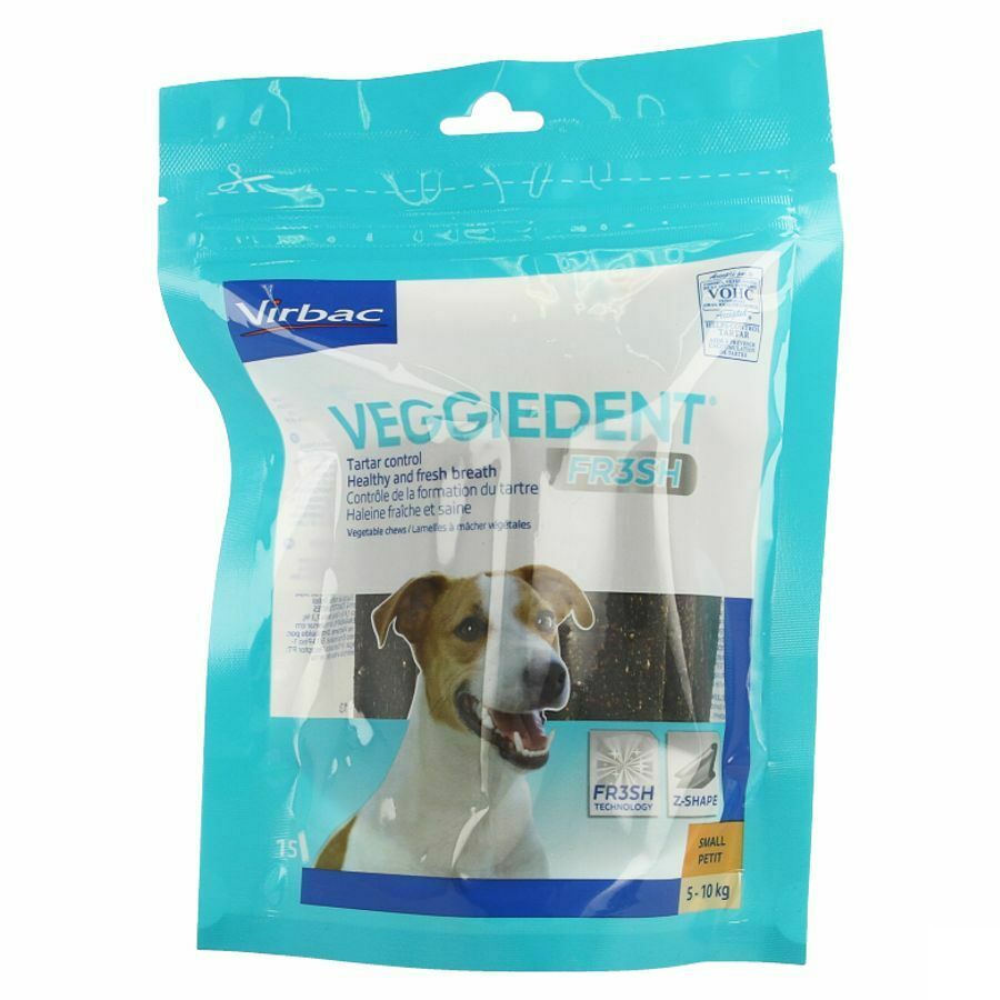 Veggiedent Hond 5 -10 kg Kauwreep 15