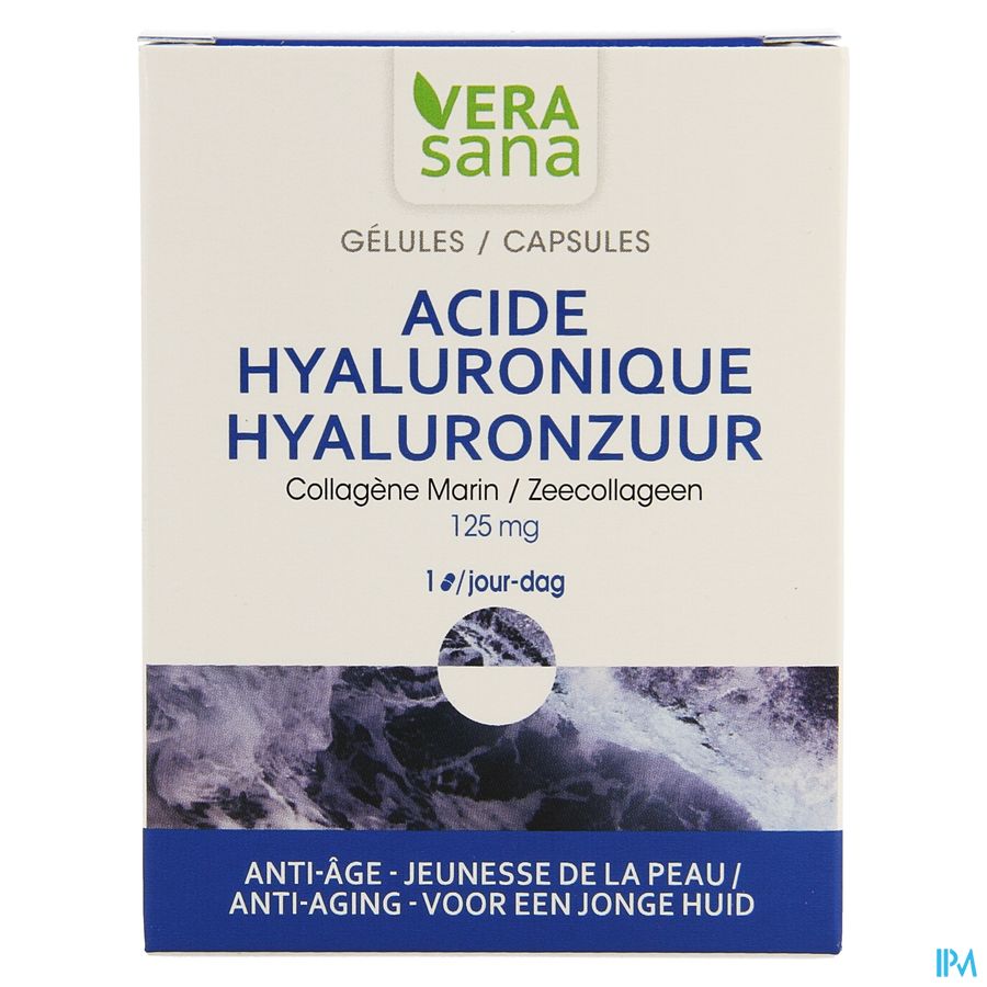 Hyaluronzuur + Zeecollageen Caps 30 Vera Sana