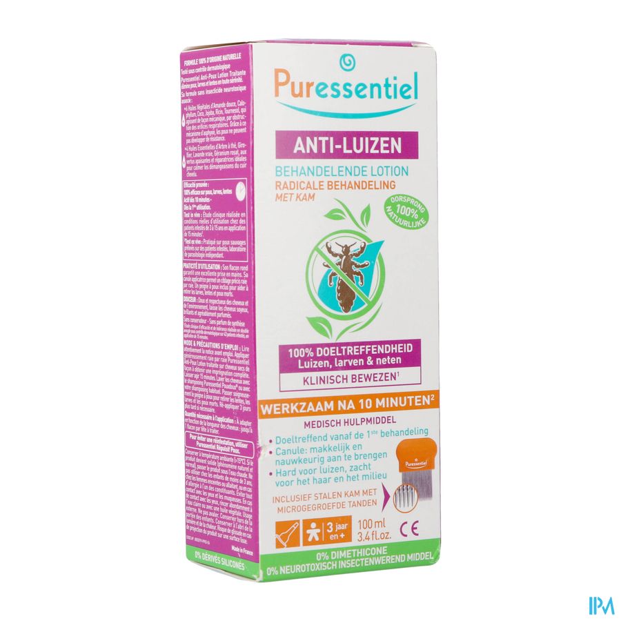 Puressentiel Anti-luizen 100ml + Kam