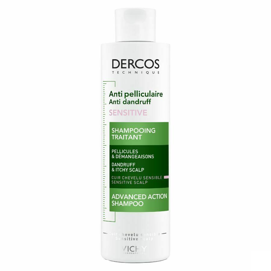 Vichy Dercos Anti Roos Sensitive Shampoo Jeukende en Gevoelige Hoofdhuid 200ml