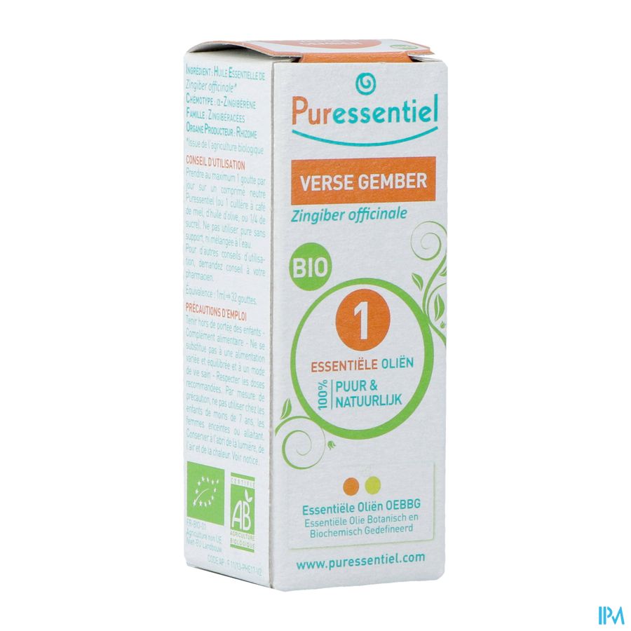 Puressentiel Eo Gember Bio Expert 5ml