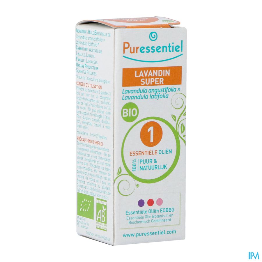 Puressentiel Eo Lavandin Sup.bio Exp.10ml