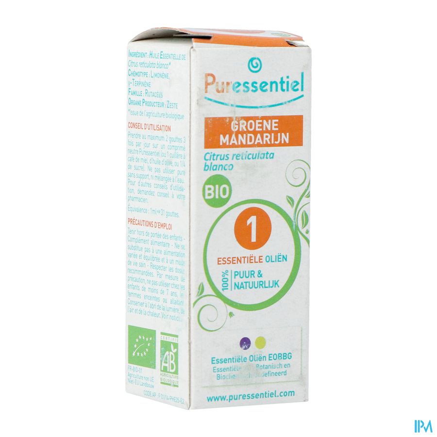 Puressentiel Eo Mandarijn Bio Expert 10ml