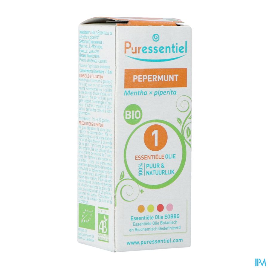 Puressentiel Eo Pepermunt Bio Expert 10ml