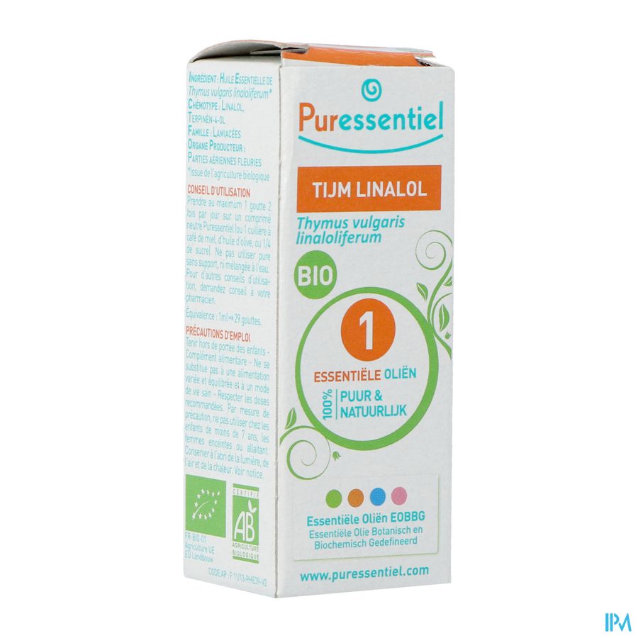 Puressentiel Eo Tijm Linalol Bio Exp. 5ml