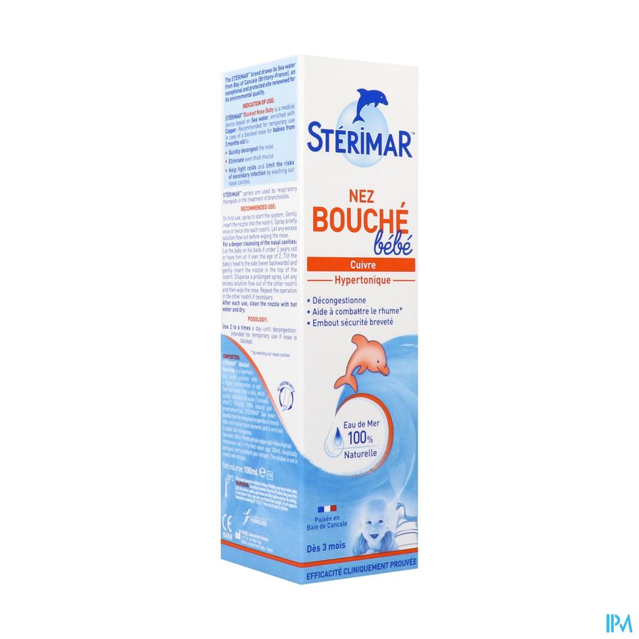 Sterimar Baby Hypertone Neusspray Zeewater 100ml