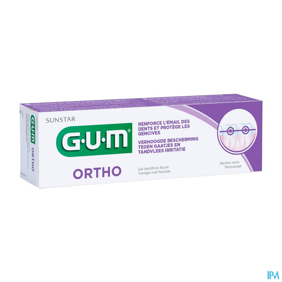 Gum Ortho Tandpasta Gel 75ml 3080