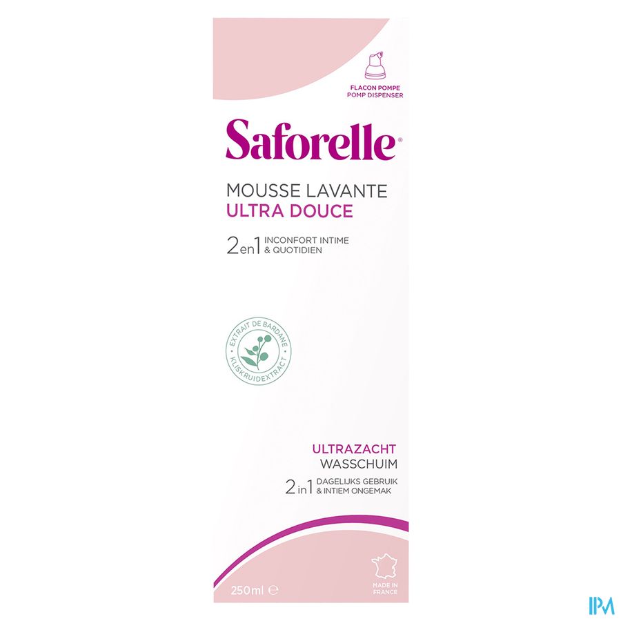 Saforelle Ultrazacht Wasschuim 250ml