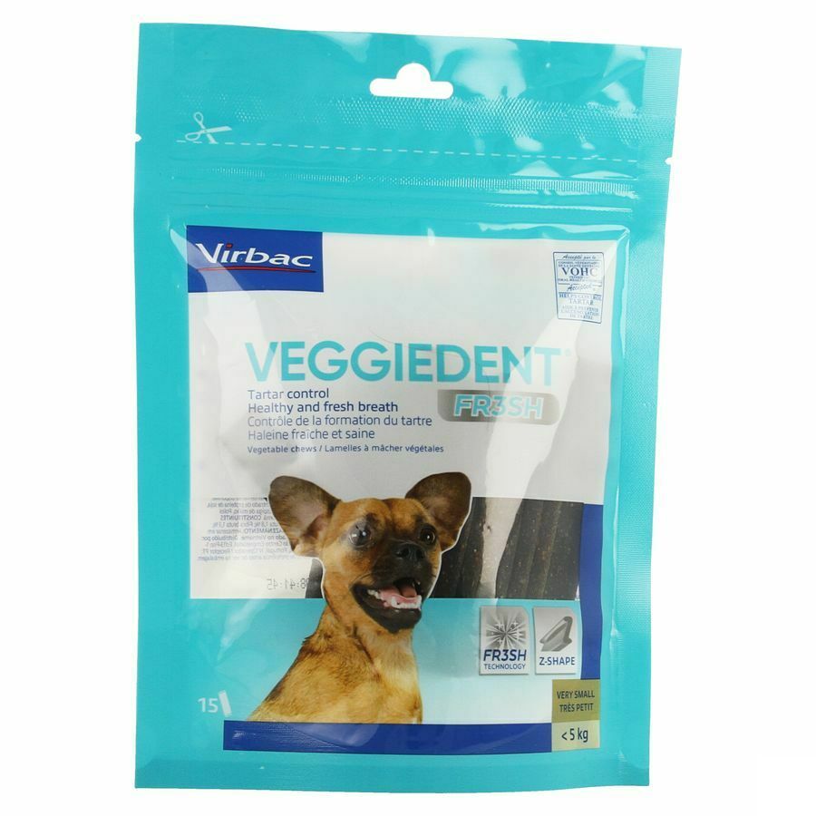 Veggiedent Xs Hond >5kg Kauwreep 15