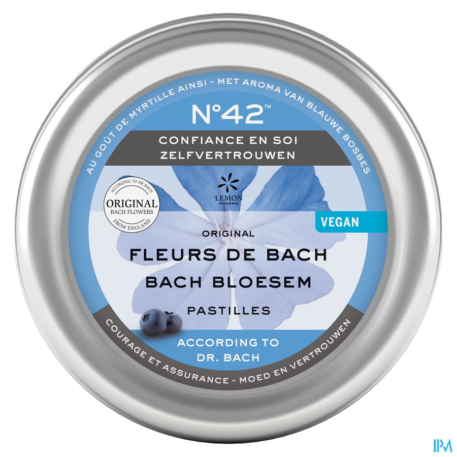 Bachbloesem Pastilles N°42 Zelfvertrouwen 50g