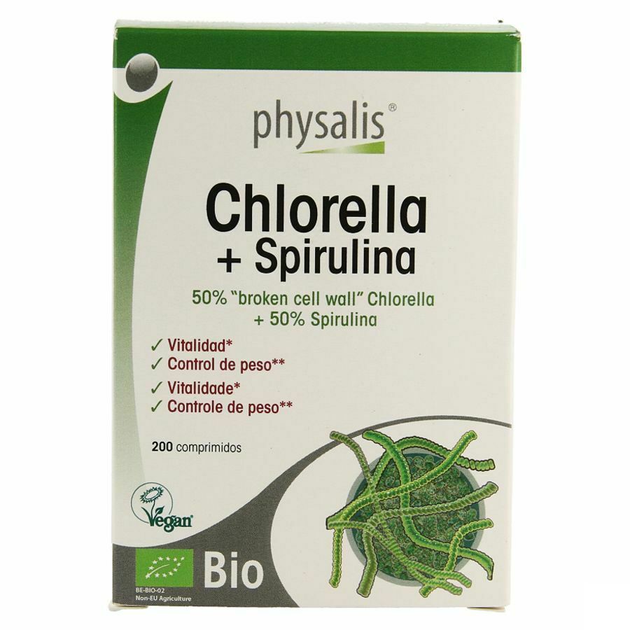 Physalis Chlorella + Spirulina Bio Comp 200