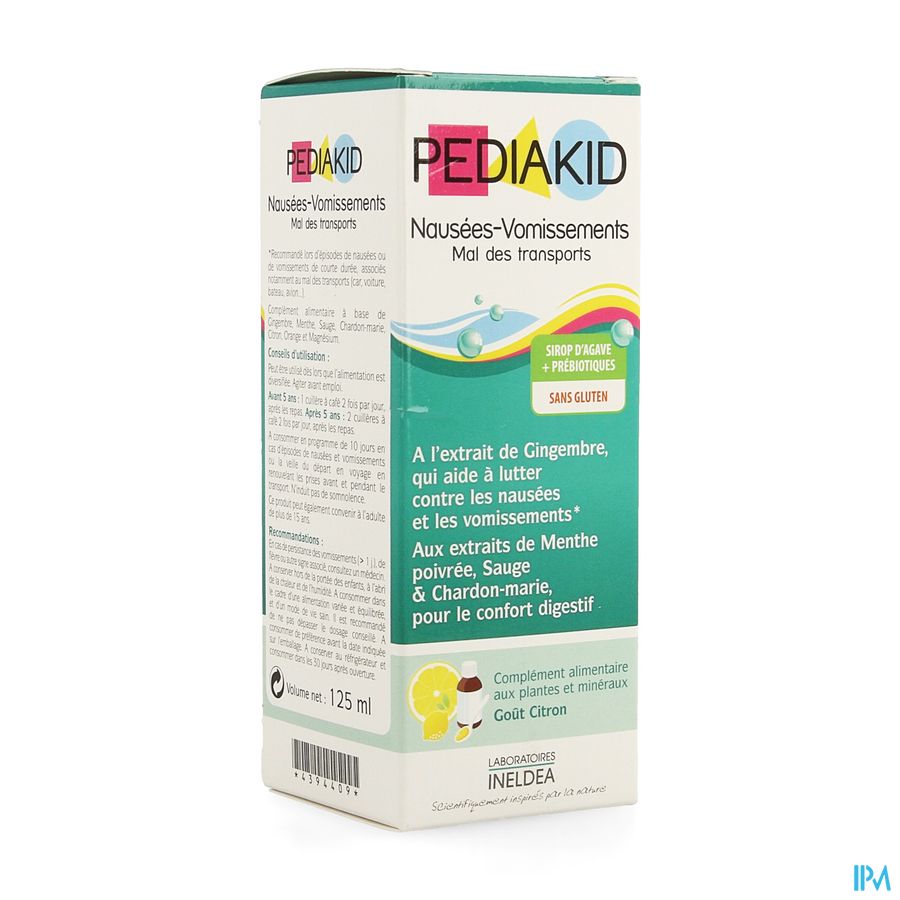 Pediakid Mal Des Transports Sol Buv Fl 125ml