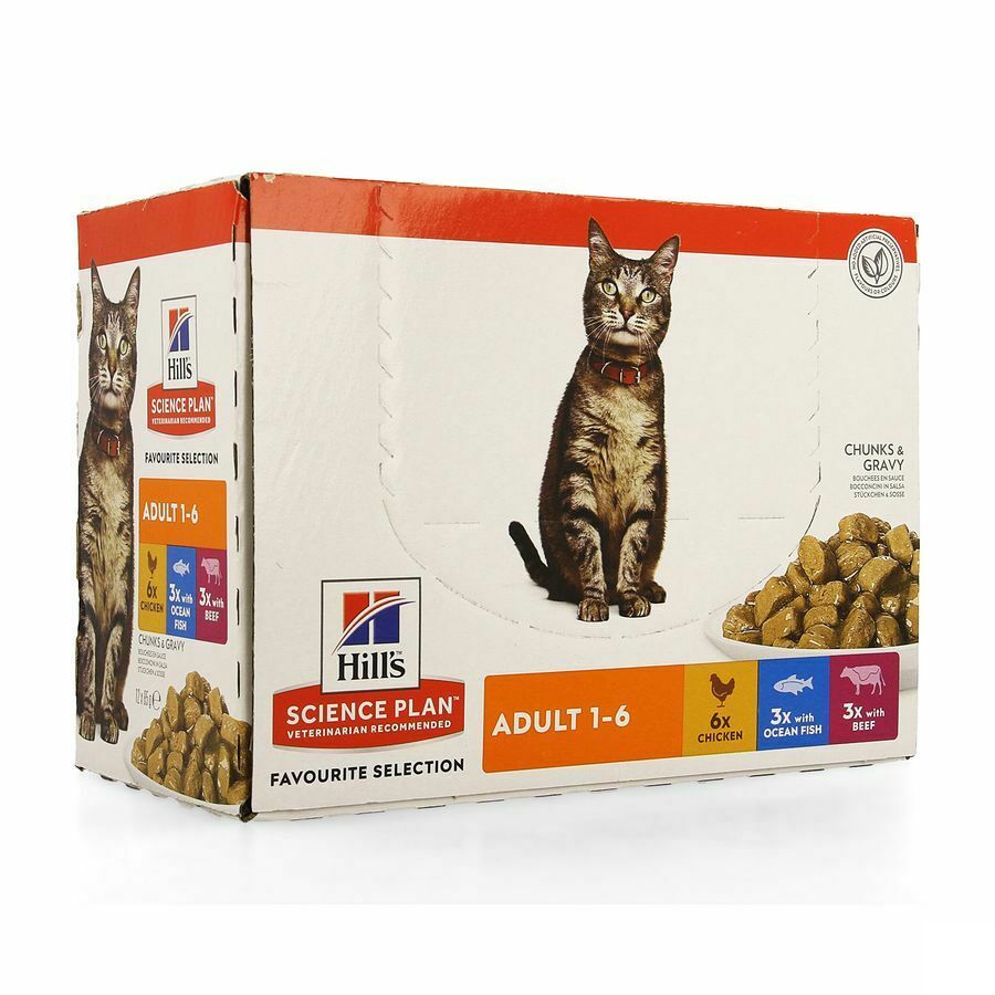 Hills Sc.plan Feline Adult Multip. Classic 12x85g