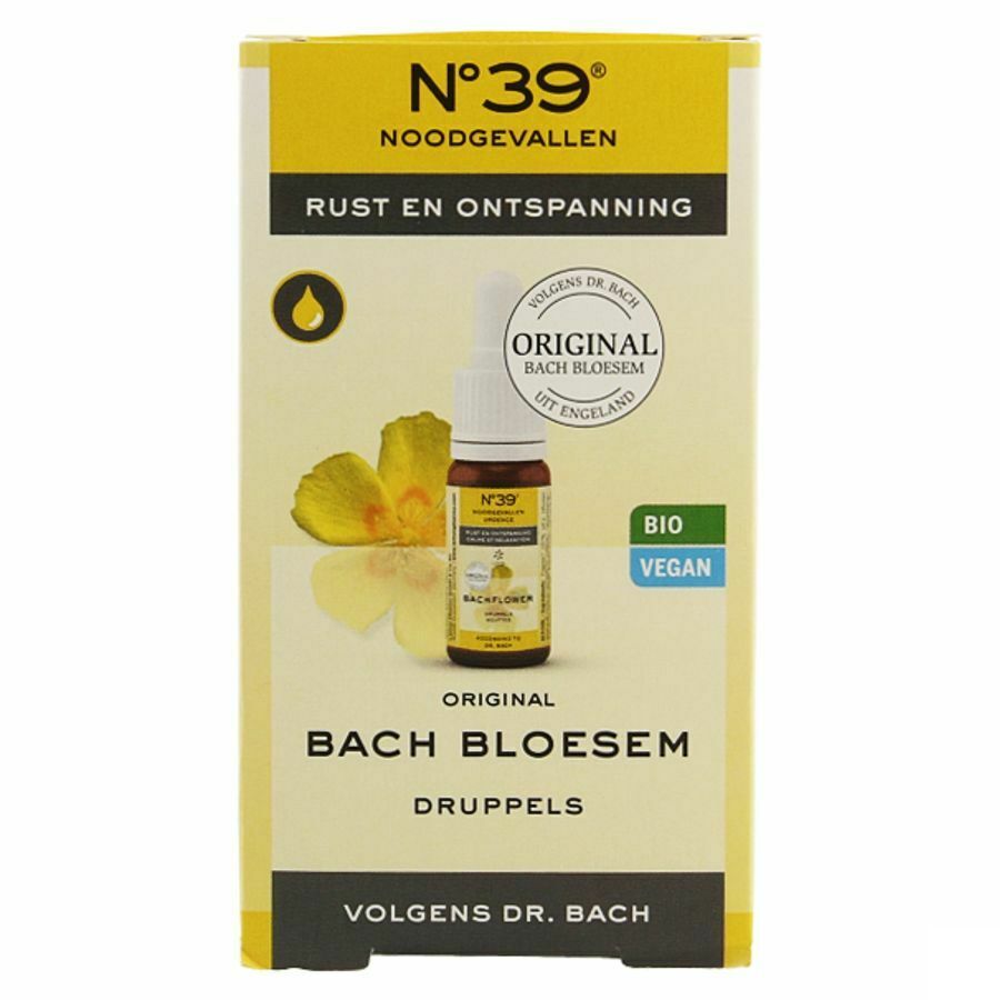 Bachbloesem N°39 Noodgevallen Druppels 10ml