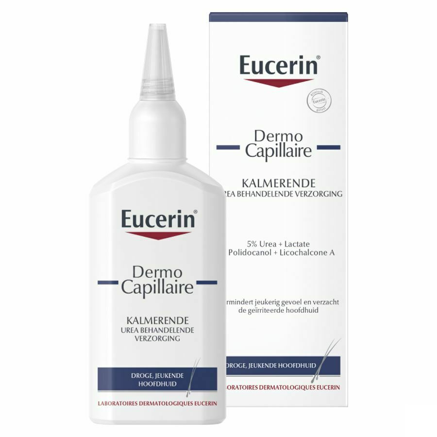 Eucerin DermoCapillaire Kalmerende Behandelende Verzorging Droge Jeukende Hoofdhuid 100ml