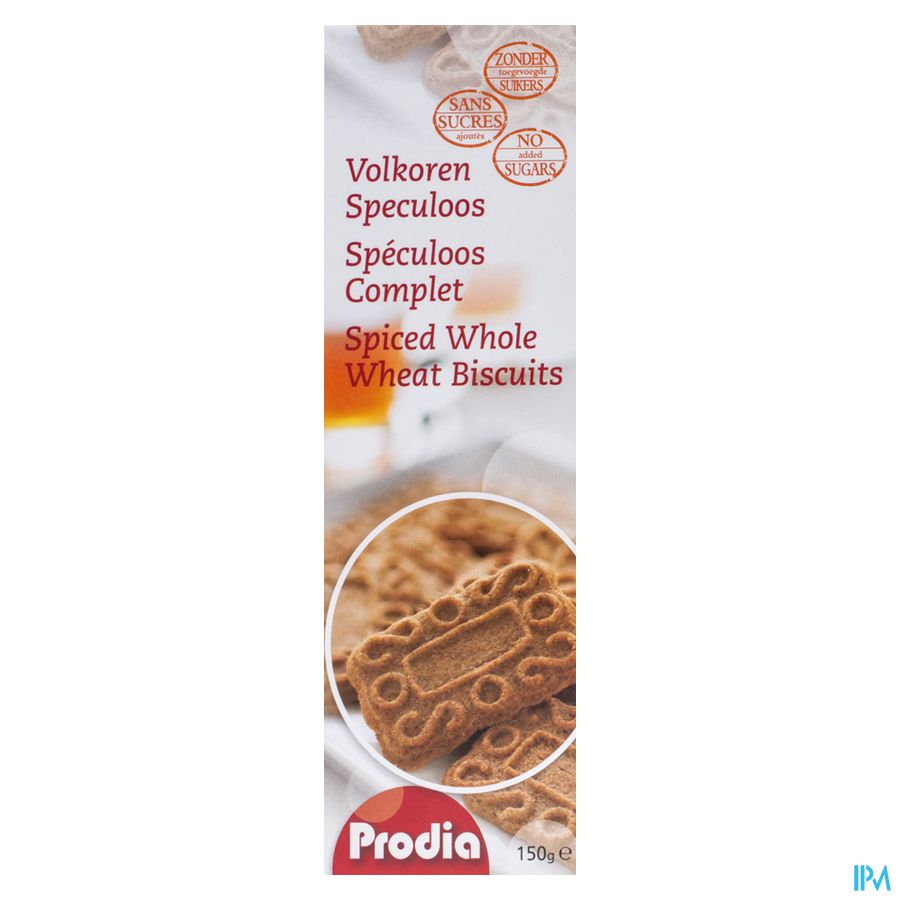 Prodia Volkoren Speculoos+zoetst.150g 6270 Revogan