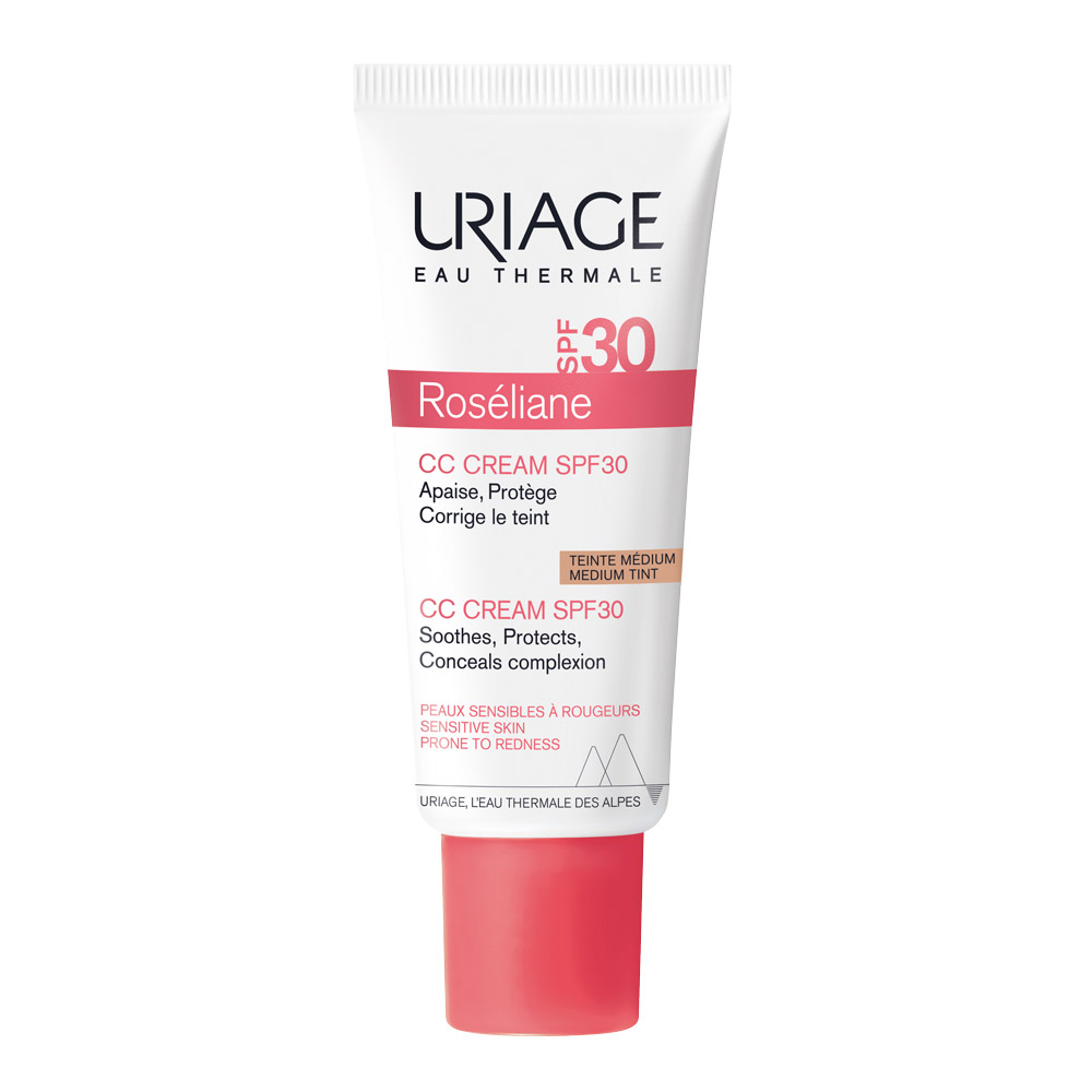 Uriage Roséliane Getinte Dagcrème Medium Anti-Roodheid SPF30 40ml