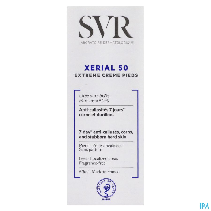 SVR Xérial 50 Extreme Voetcrème 50ml