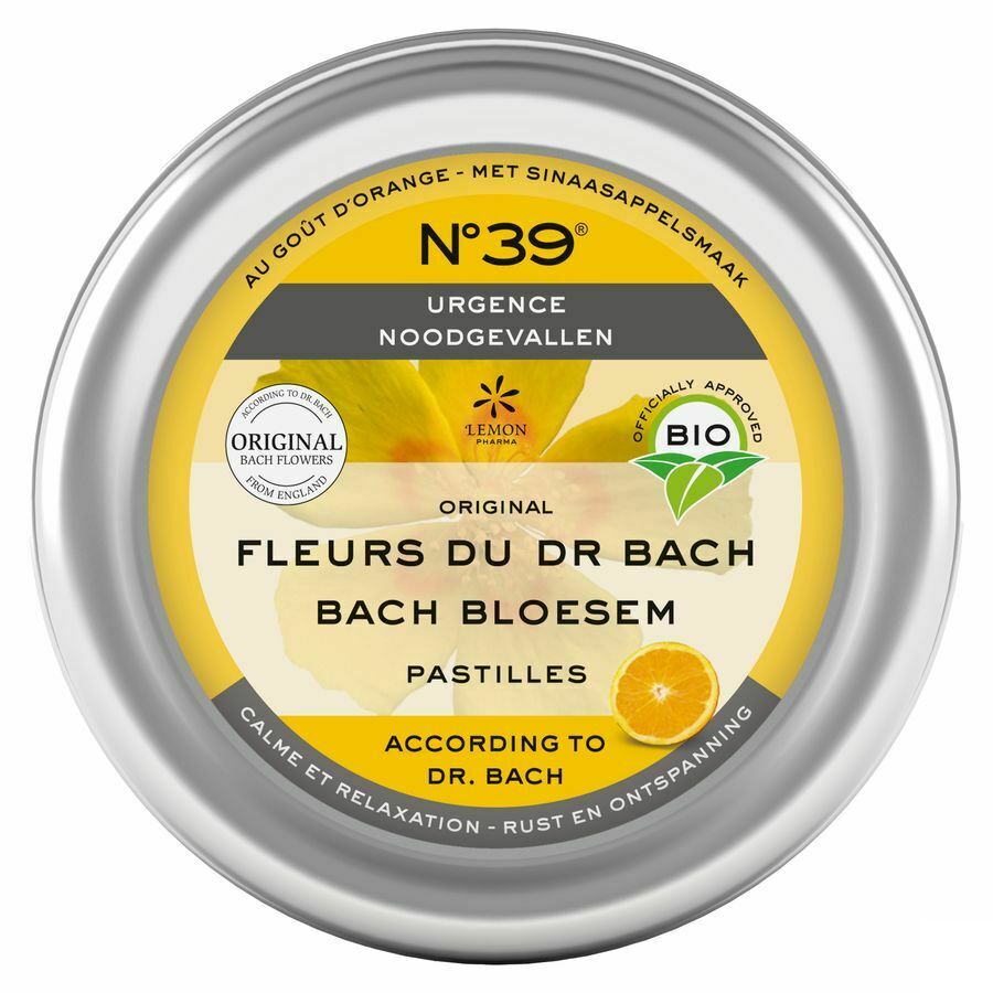 Bachbloesem Bio Pastilles N°39 Noodgevallen 50g