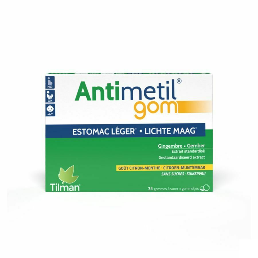 Antimetil Gom Lichte Maag 24 Gommetjes