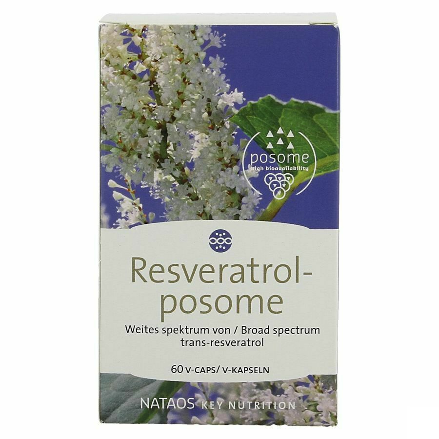 Nataos Key Nutrition Resveratrol-posome 60 Capsules