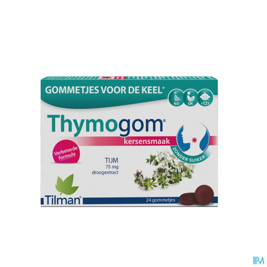 Thymogom Gommetjes Tijmextract 24