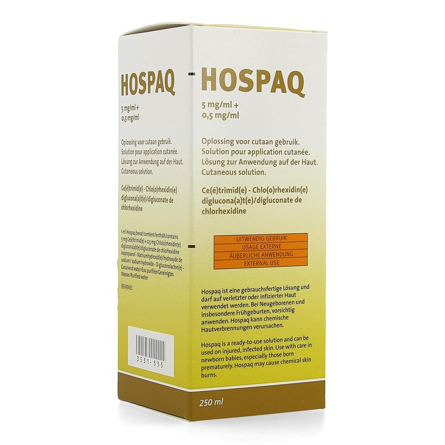Hospaq 250ml kopen - Pazzox, online apotheek zonder zorgen