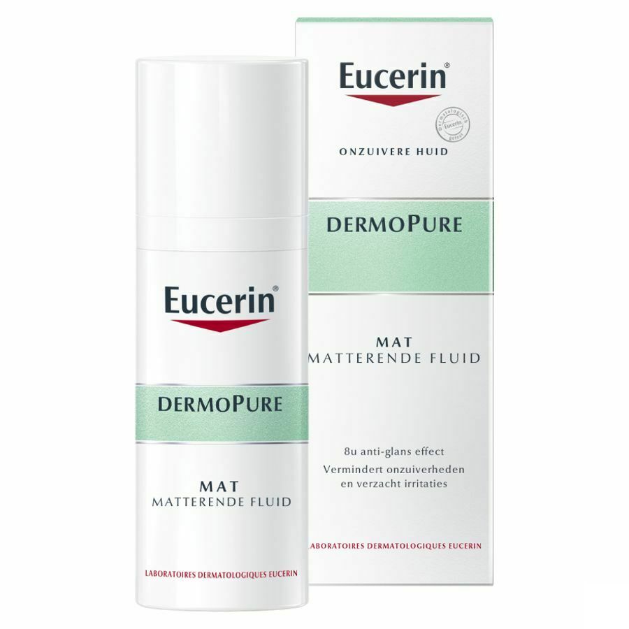 Eucerin Dermopure MAT Matterende Fluid Acne Onzuivere Huid 50ml