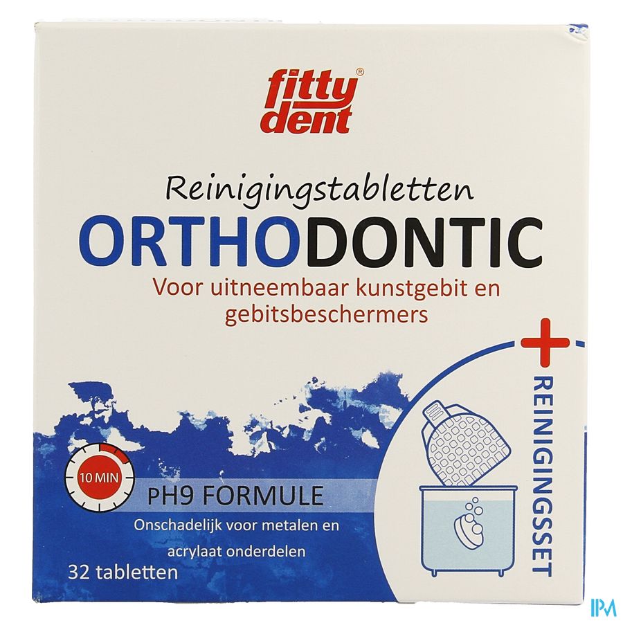 Fittydent Orthodontic Reinigingset + Bruistabl 32