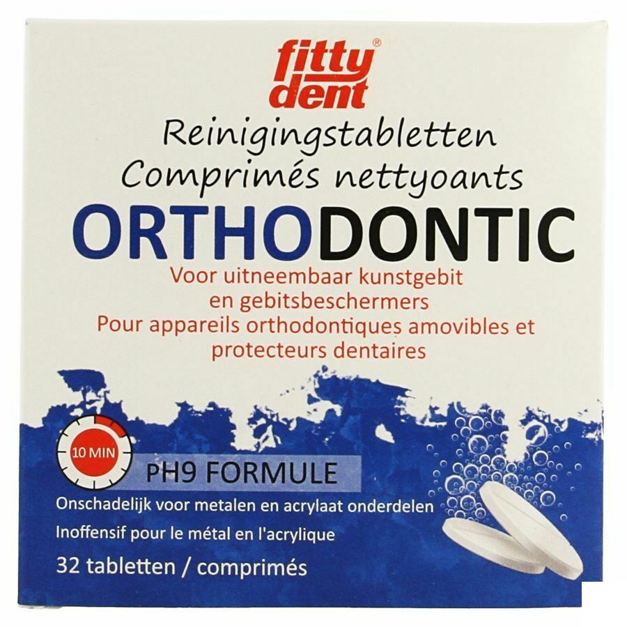 Fittydent Orthodontic Reiniging Bruistabl 32