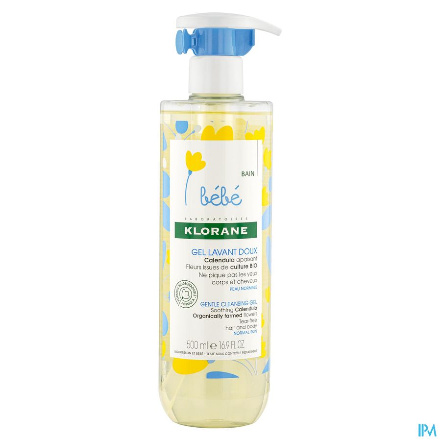 Klorane Baby Zachte Reinigingsgel 500ml