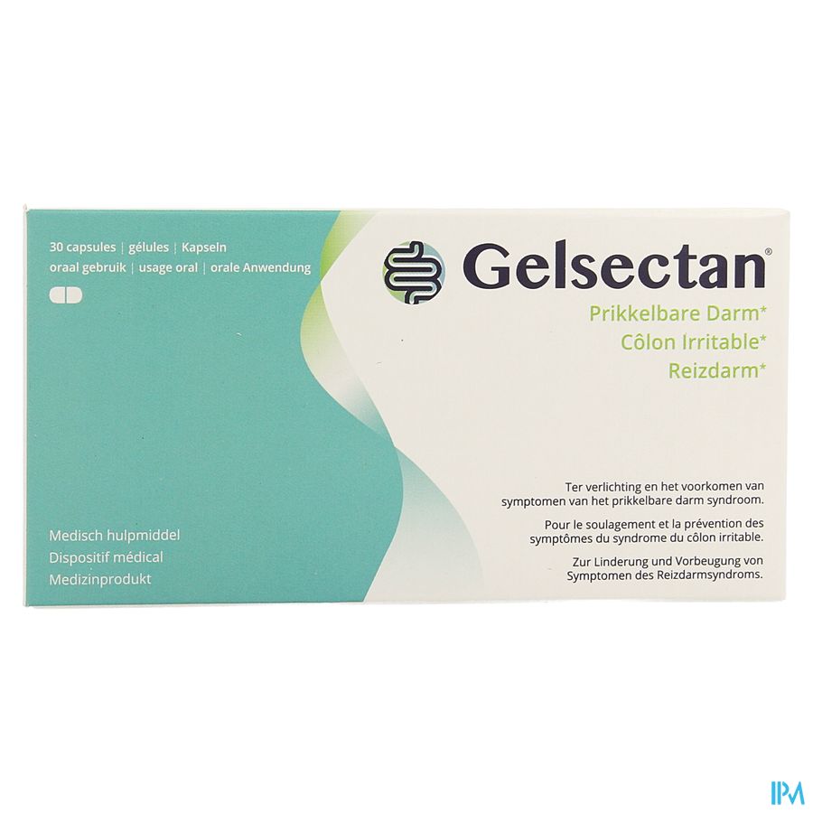 Gelsectan Prikkelbare Darm 30 Capsules