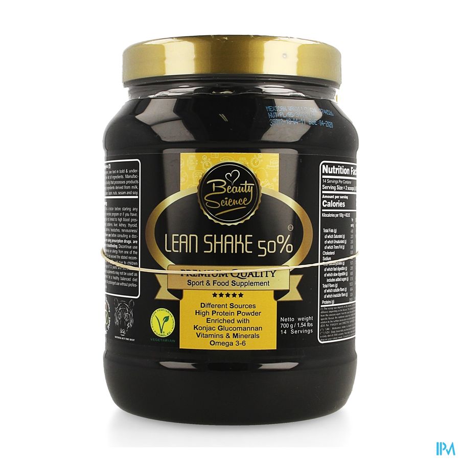 Beauty Science Lean Shake 50% Mexican Vanilla 700g